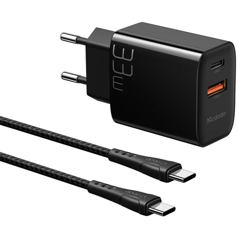 شارژر دیواری مکدودو مدل CH-0922 به همراه کابل تبدیل USB-C