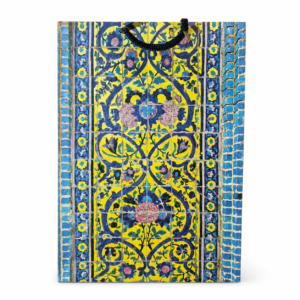 ساک هدیه سایز 3 طرح کاشی سنتی
