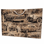 ساک هدیه سون کارت سایز 18 طرح خودروهای قدیمی Vintage Cars